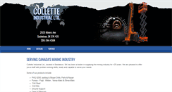 Desktop Screenshot of colletteindustrialltd.com